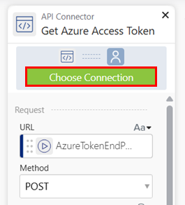 Choose a connection in Okta Workflows.