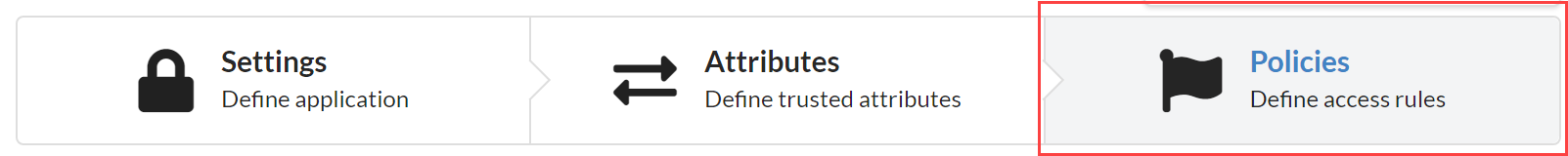 To add or modify policy first select the policy pane.
